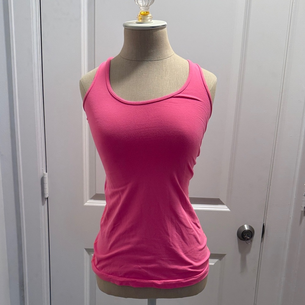 Lululemon Athletica Vibrant Pink Tank Top